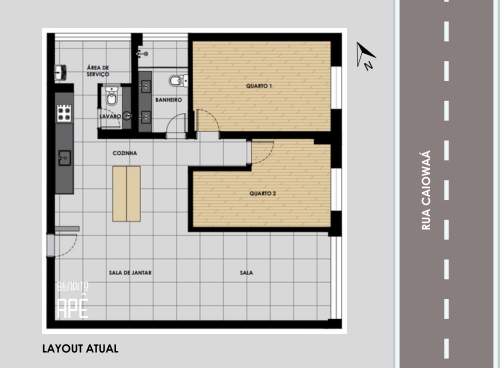 Comprar Apartamento na Rua Caiowaá